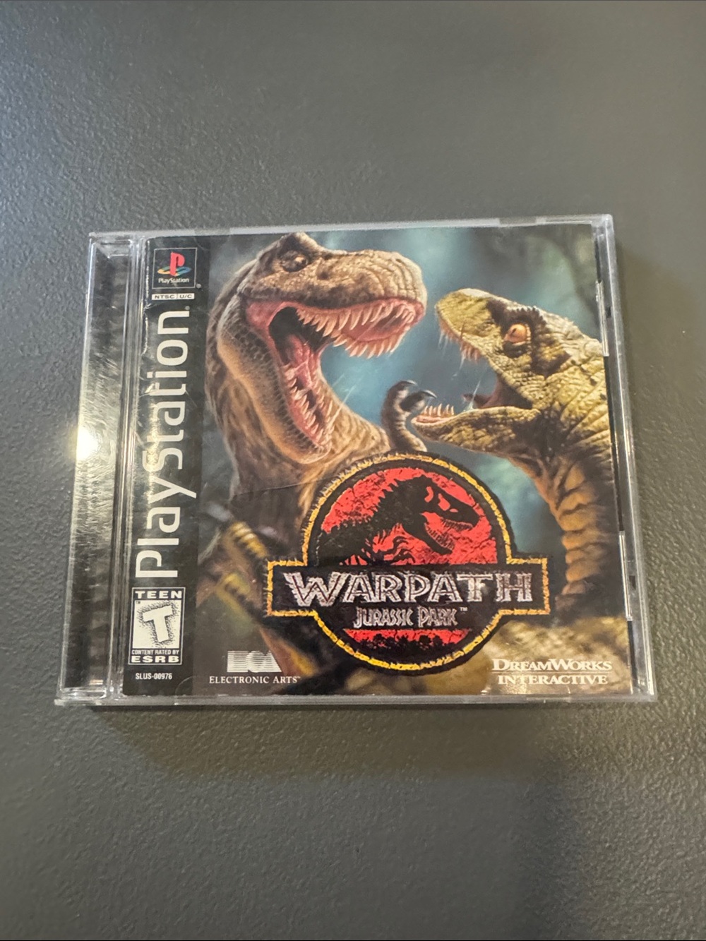 Sony PlayStation Warpath Jurassic Park – Red, Black & Yellow Cover
